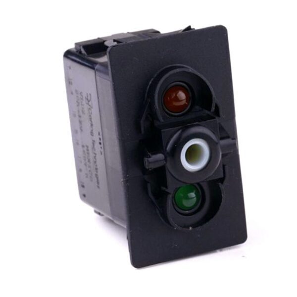 on>off<on Doppeltaster, 12V/20A, für Contura II,III,IV,V, LED 1 gelb, LED 2 grün hell