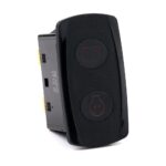 Kontrollleuchte 12V Contura V, 2 x Glühlampe, Symbol „Batterie/Vorglühen“