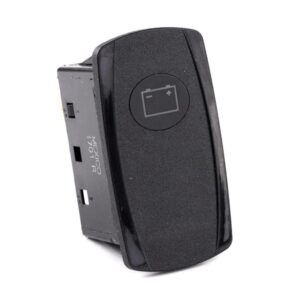 Kontrollleuchte 12V, Contura V, LED 1 rot Symbol "Batterie"