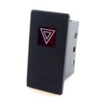 Kontrollleuchte 24V, LED 1 rot, Symbol „Gefahrenhinweis“