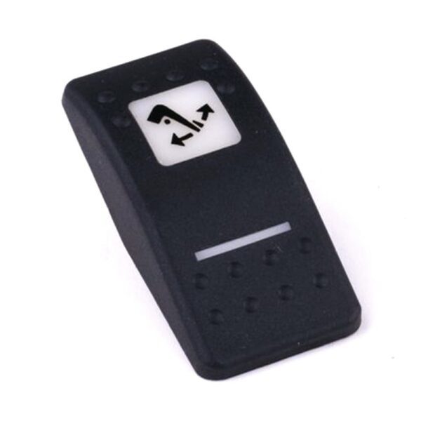 Wippe Contura II, schwarz, quadratische und schmale Linse weiß, Symbol "tilt operation"