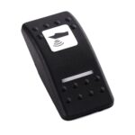 Wippe Contura II, schwarz, quadratische und schmale Linse weiß, Symbol „Echolot“