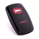 Wippe Contura V, schwarz, ovale und schmale Linse rot, Symbol „propulsion system“