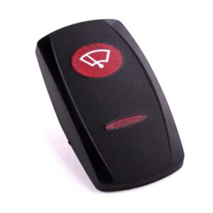 Wippe Contura V, schwarz, ovale und schmale Linse rot, Symbol "Scheibenwischer vorn"