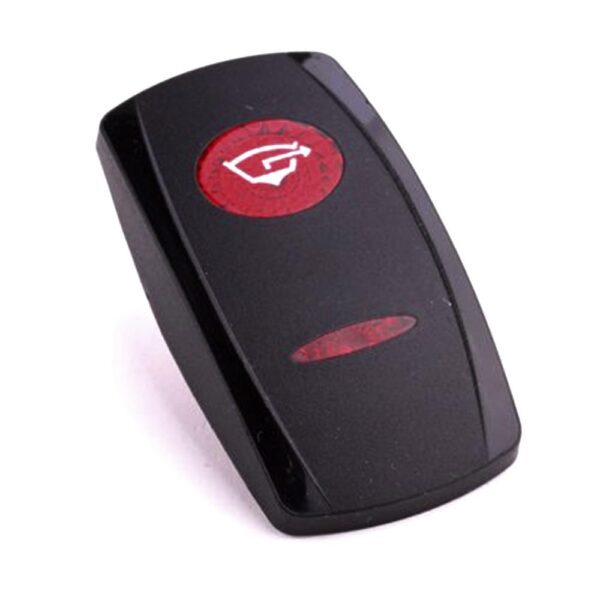 Actuator Contura V, black, oval and bar lens red, symbol "bilge pump"