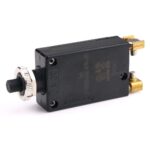 Thermischer Schutzschalter 28VDC/250VAC, 5A, mit Gewindehalsbefestigung, mit Handauslöser