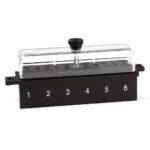 Sicherungsdose für UniVal, 6-polig, mit Deckel und Deckelschraube