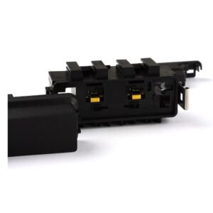 Fuse Holder for MaxiVal, 2-pole, LINK BOX, central plug connection, with covers, with secondarylock and accessories