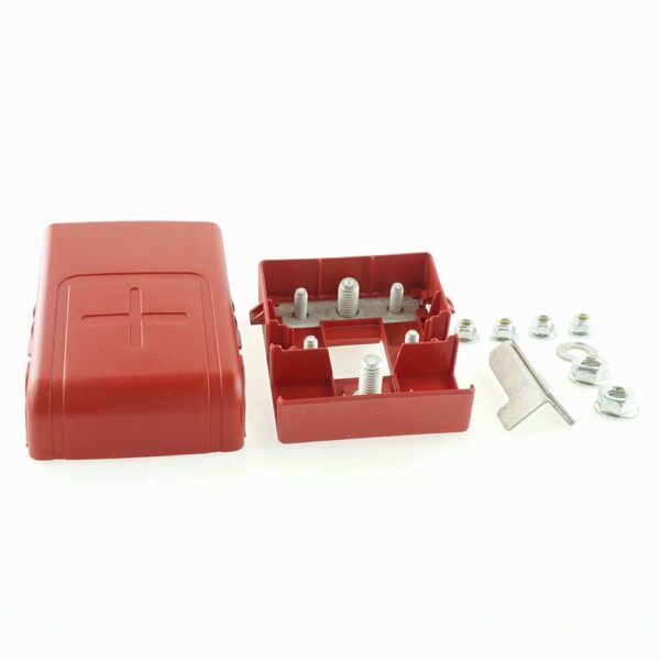 Fuse Holder CBA-W84 for 2 MidiVal and 1 MegaVal,for battery pole connection, with cover