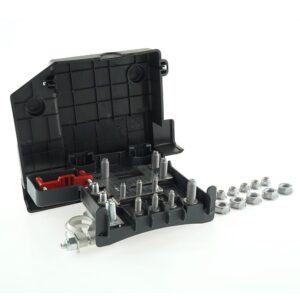 Sicherungshalter CBA für 3 MidiVal und 1 MegaVal, für Batteriepolanschluss, mit Deckel