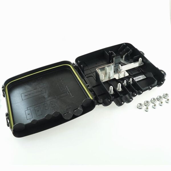 Fuse Holder PDU-Box for 2 MidiVal and 2 MegaVal, with adapter for optional module and Fuse Holder SML, with brackets, with cover