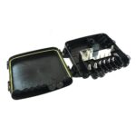 Fuse Holder PDU-BOX for 4 MidiVal and 2 megaVal, with adapter for optional  module and Fuse Holder SML, with brackets and cover