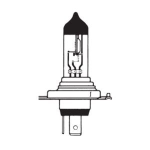 Scheinwerferlampe H4, 24V, 75/70W, P43t