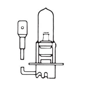 Headlamp Bulb H3, 12V, 55W, PK22s