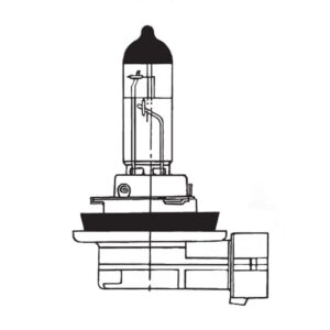 Headlamp Bulb H11, 24V, 70W, PGJ19-2