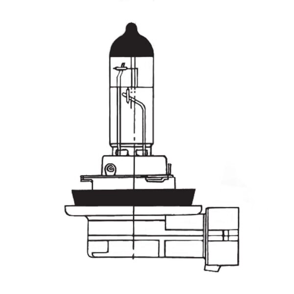 Headlamp Bulb H11, 24V, 70W, PGJ19-2