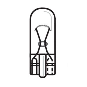 Glassockellampe 12V, 5W