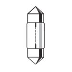 Tubular Lamp  24V, 5W, Ø11x39mm