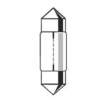 Tubular Lamp  12V, 10W, Ø11x30mm