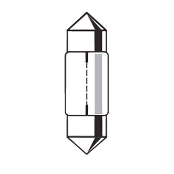 Tubular Lamp  12V, 10W, Ø11x30mm