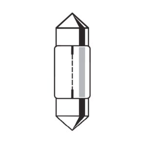Soffitte 24V, 10W, Ø11 x 39mm