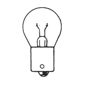 Kugellampe 24V, 15W, BA15s