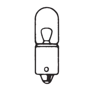 Light Lamp 24V, 4W, T4 W, BA9s