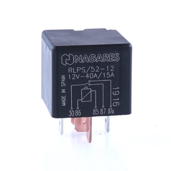 Mini-Relais 12V, 15/40A, Wechsler