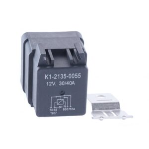 Mini-Relais 12V, 30/40A, Wechsler, mit Diode, mit Lasche, wasserdicht mit Relaissockel
