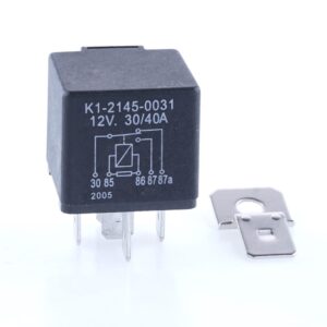 Mini-Relais 12V, 30/40A, Wechsler, mit Widerstand