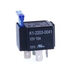 Mini Relay 12V, 15A, normally open, with automotive blade fuse