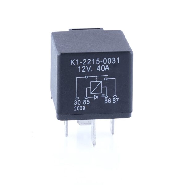 Mini-Relais 12V, 40A, Schließer, mit Diode