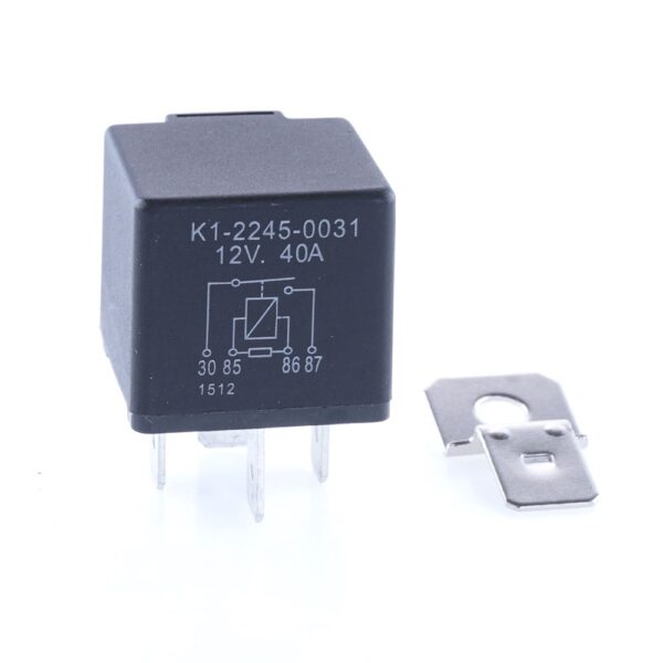 Mini-Relais 12V, 40A, Schließer, mit Widerstand