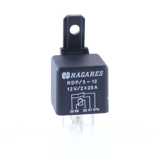 Doppelschließer-Relais 12V, 2x20A
