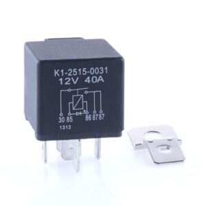 Mini-Relais 12V, 40A, Schließer (2x87), mit Diode
