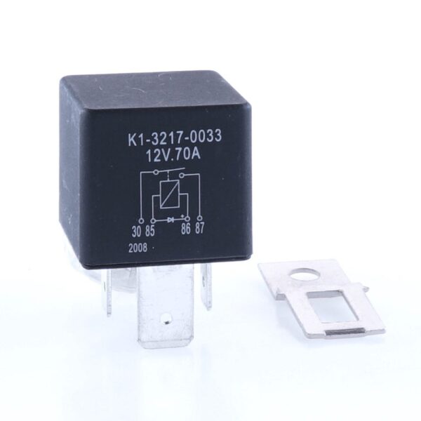 Power-Relay 12V, 70A, normally open, with diode