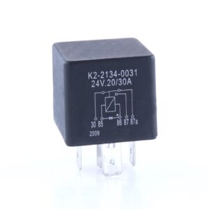 Mini-Relais 24V, 20/30A, Wechsler, mit Diode