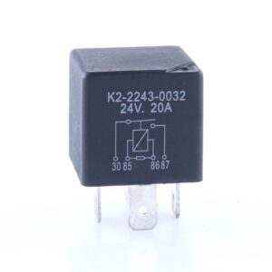Mini-Relais 24V, 20A, Schließer, mit Widerstand