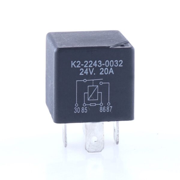 Mini-Relais 24V, 20A, Schließer, mit Widerstand