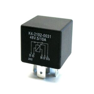 Mini-Relais 48V, 5/10A, Wechsler