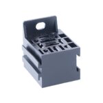 Mini Relay Socket with bracket and extension receptacle, 5×6.3mm + 4×2.8mm
