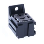 Mini Relay Socket with bracket and extension receptacle, 5×6.3mm + 4×2.8mm