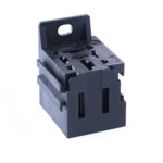 Power-Relais-Sockel mit Lasche und Erweiterungsaufnahme, 2x 9,5mm + 3x 6,3mm + 4x 2,8mm
