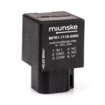 Multifunctional Relay, 20A, 9-30V, 1x Input, changeover contact (dry contact), DEUTSCH DT06-6S…, IP68, parameterizable by customer
