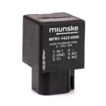 Multifunctional Relay, 10A, 9-30V, 2x Input, solid state relay, high-side, DEUTSCH DT06-6S…, IP68, parameterizable by customer
