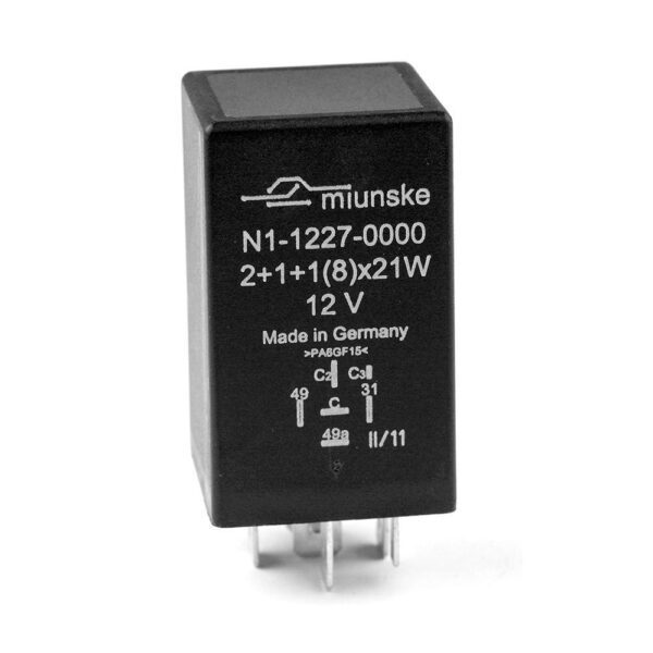 Blinkgeber 12V, 2+1+1(8) x 21W, mit C-, C2- und C3-Ausgang