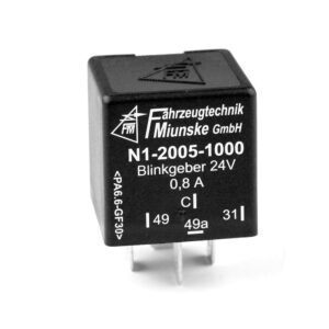Blinkgeber 24V, 0,8A, für LED-Blinkleuchten, vollelektronisch, mit C-Ausgang