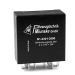 Blinkgeber 24V, 2 x 21W + 1 x LED-Leuchte, Mischbetrieb, vierkanalig, vollelektronisch, lastfreie Steuereingänge