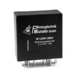 Flasher 24V, 2 x 21W + 1 x LED, mixed mode, multi channel, fully electronic, no-load control inputs, without jog mode