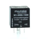 Universalblinkgeber 9V…30V, 10-200W, vollelektronisch mit C-Ausgang
